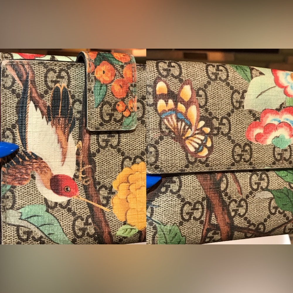 GUCCI GG Supreme Tian Bird Bifold Wallet 😍🔥 - Picture 13 of 17